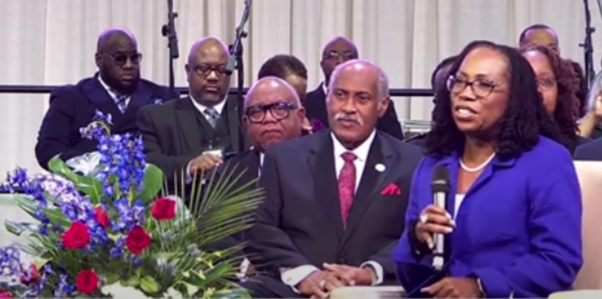 Ketanji Brown Jackson shares Christian upbringing at National Baptist Convention