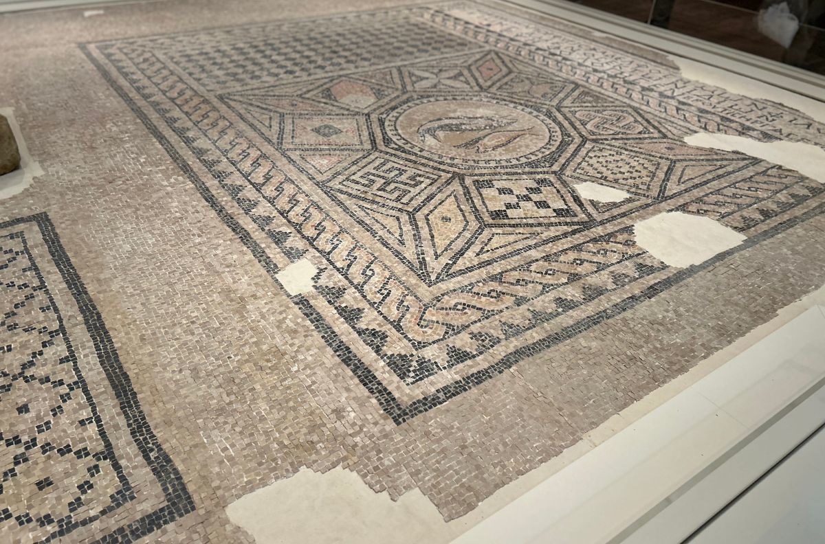 Ancient Christian mosaic containing one of the earliest references to Jesus’ divinity unveiled