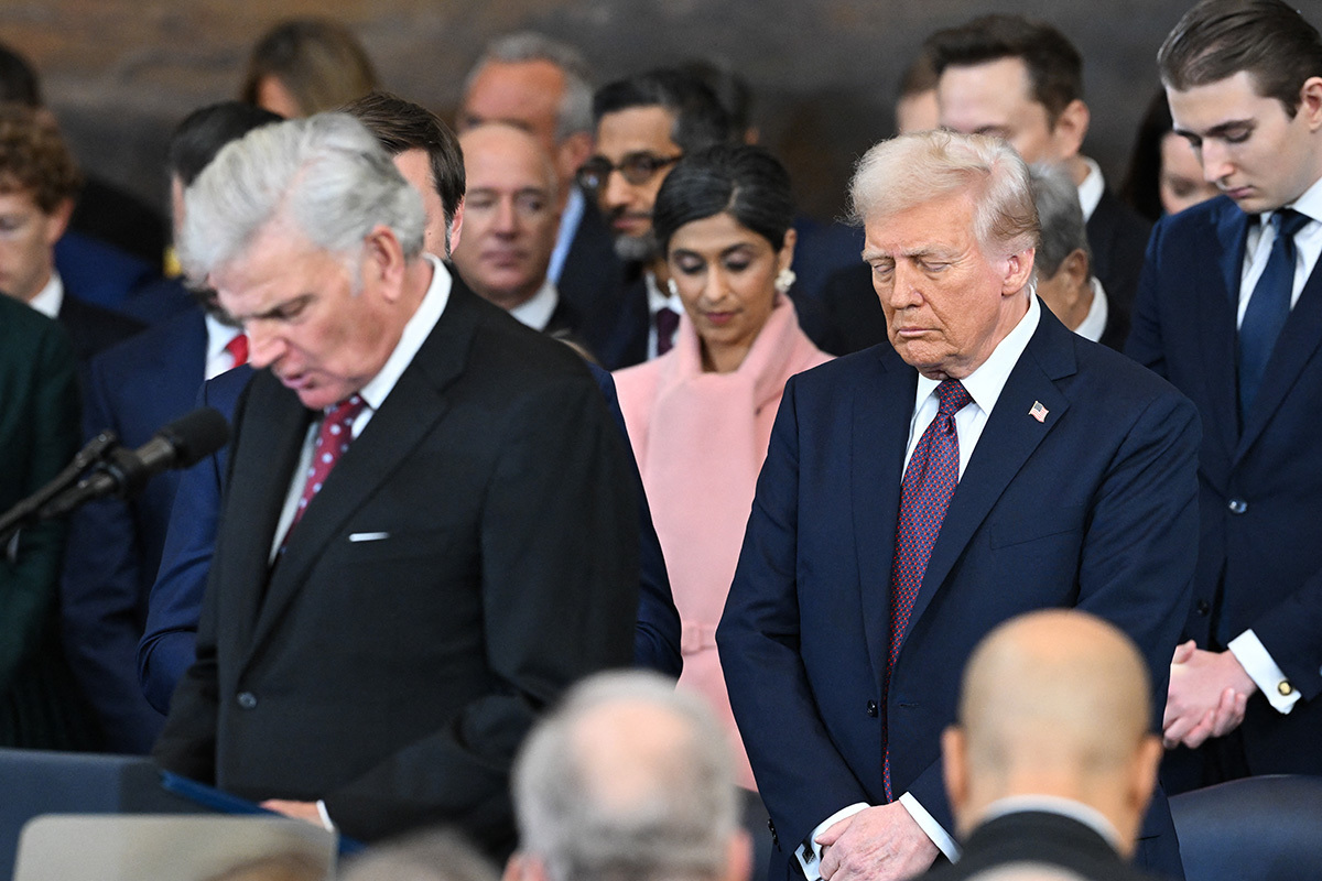 Franklin Graham highlights God’s faithfulness in prayer at Trump’s inauguration: ‘Look what God has done’