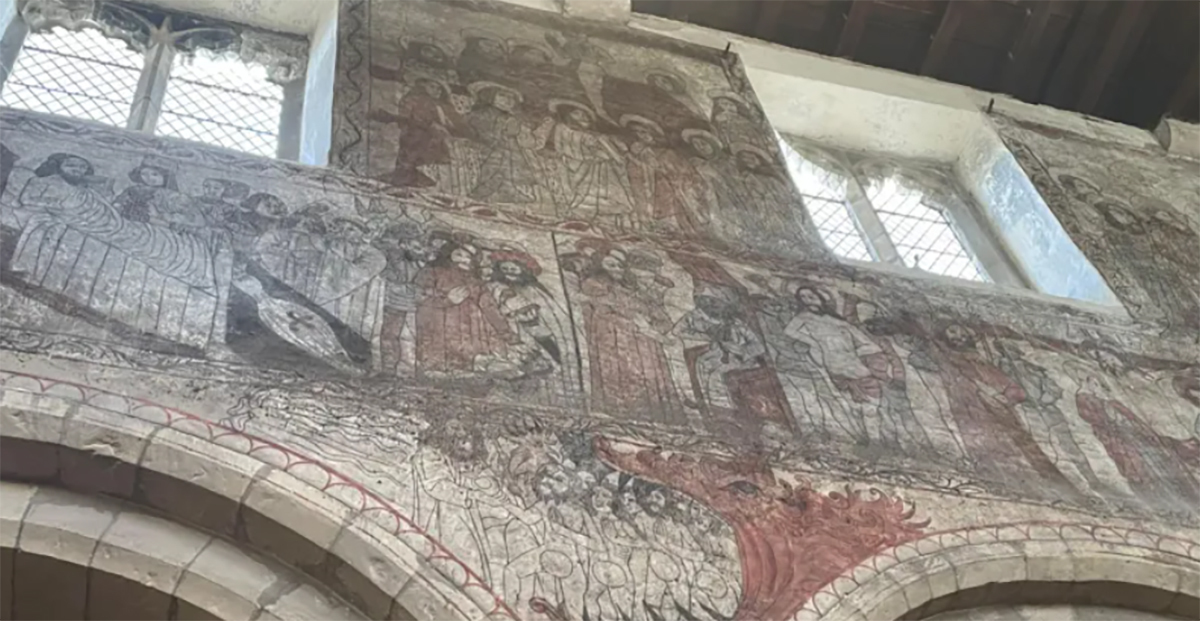 Church petitions National Lottery Heritage Fund to save rare 500-year-old wall paintings